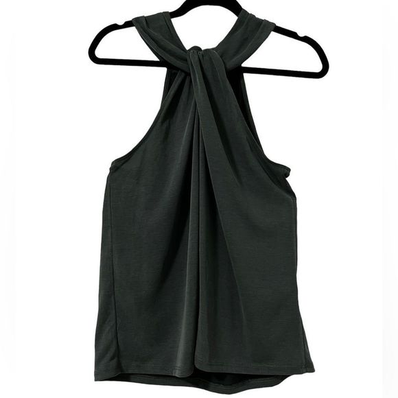 Green Envelope Dark Gray Tank Top - Picture 1 of 7
